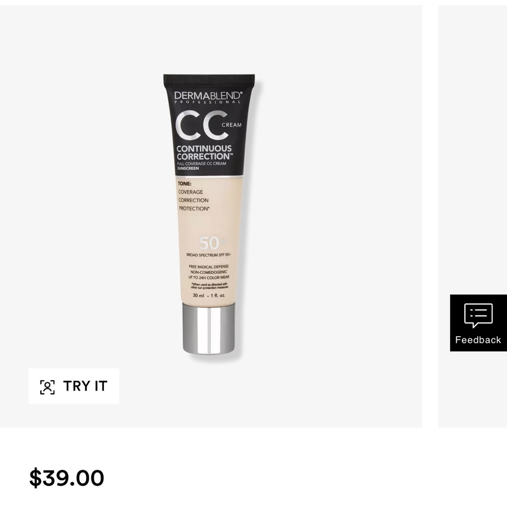 Dermablend CC cream 2 PACK